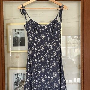 Hollister Navy Floral Dress
